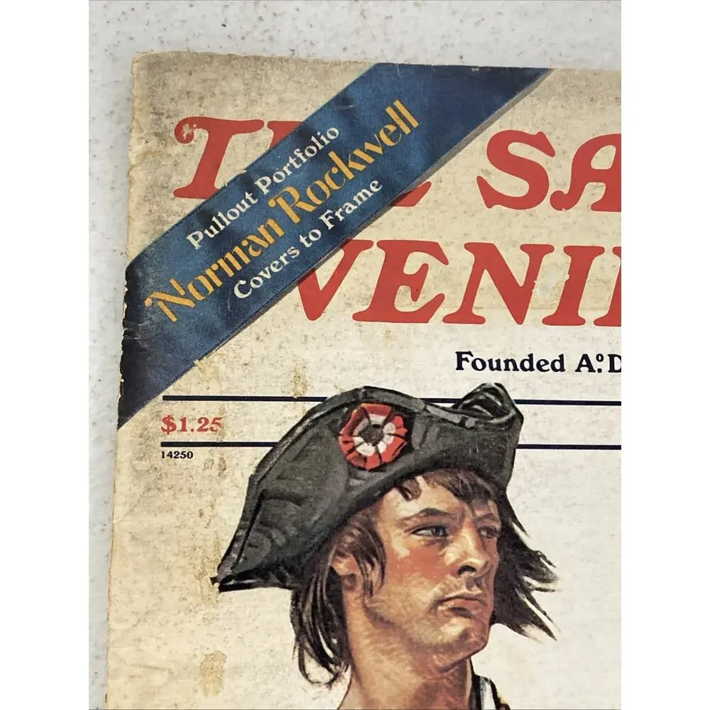 VTG Saturday Evening‎ Post Bicentennial Special Ed. 1728 To 1976 Normal Rockwell
